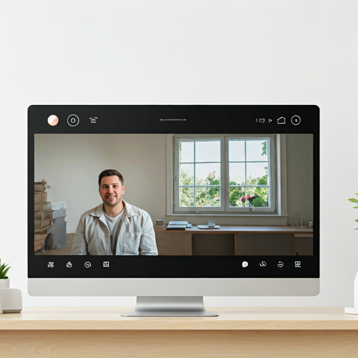 Split-screen showing real-time video translation in action